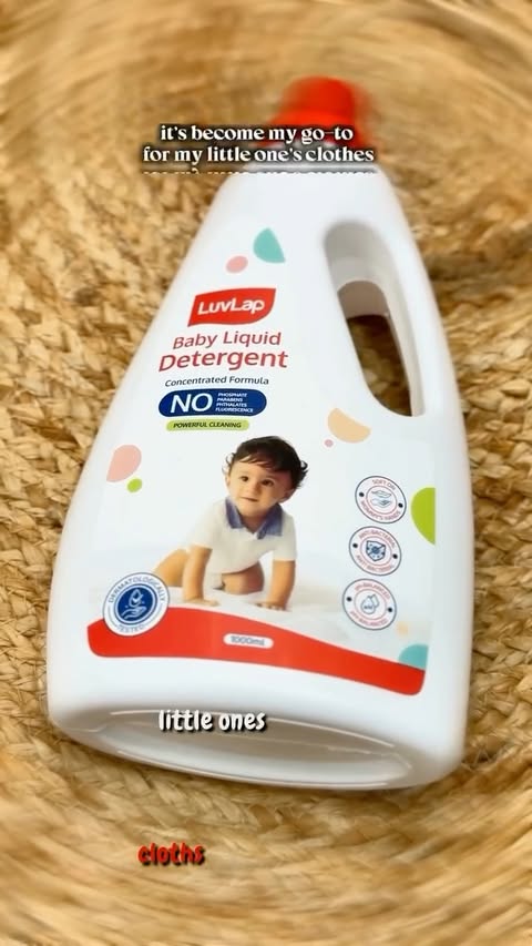 Instagram post by @advik__lavish for LuvLap. Caption reads: [...] fresh, soft, and hygienically clean with....