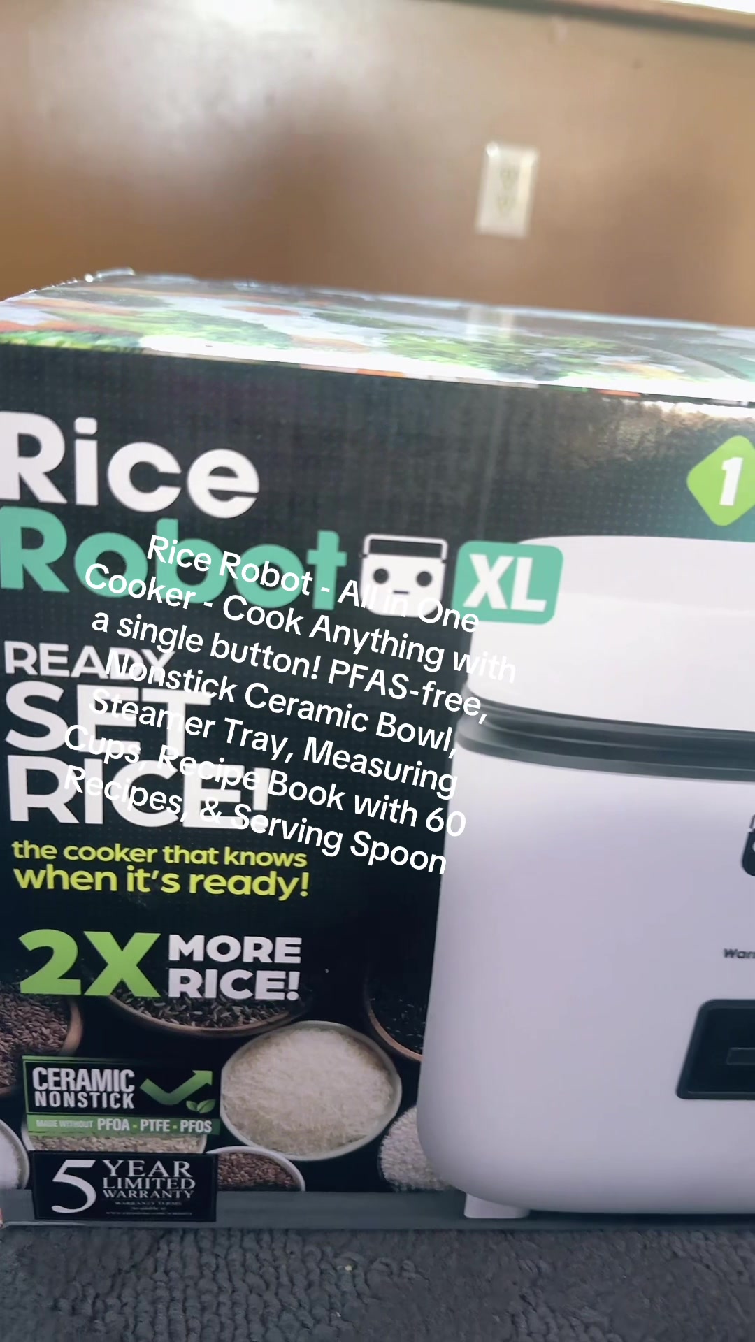 TikTok post by @kinglife1191 for GraniteStone. Caption reads: [...] with 60 Recipes, & Serving....