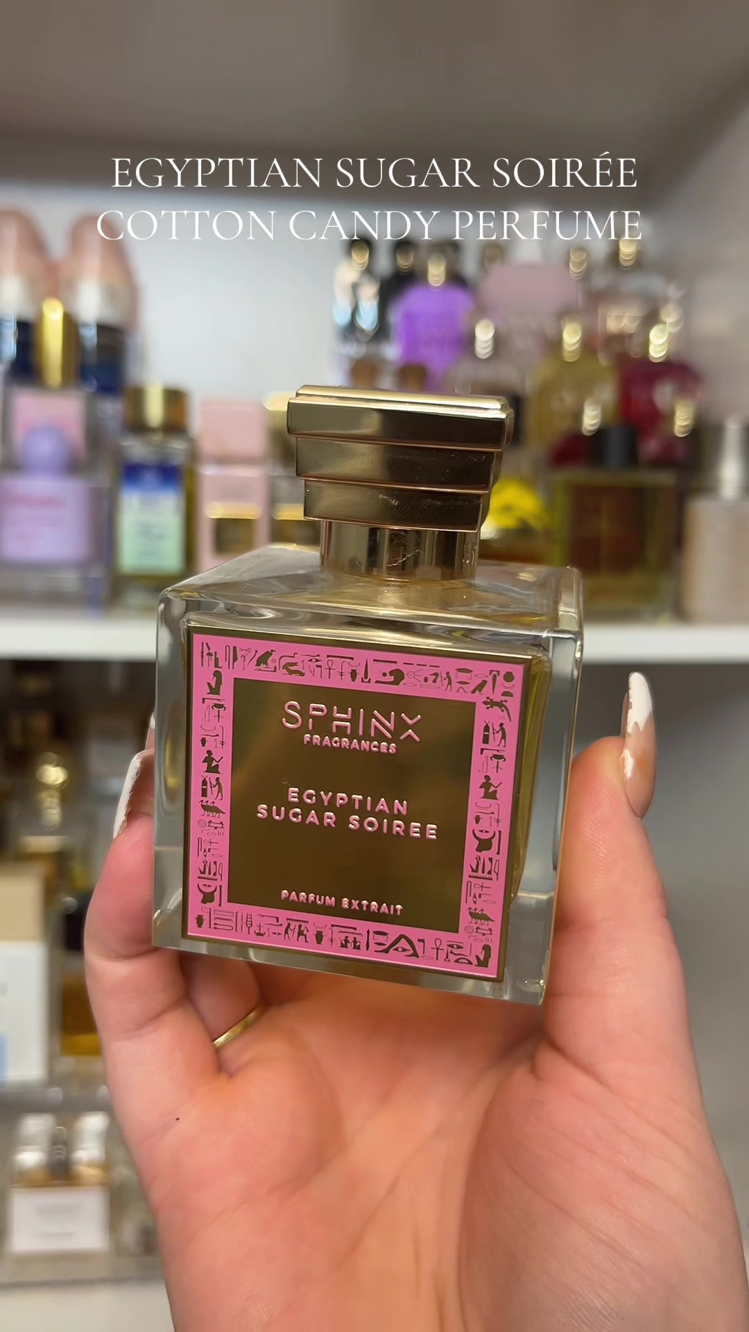 TikTok post by @queen_bree8896 for Sphinx Fragrances. Caption reads: [...] I’m about to buy a backup. @sphinxfragrances....