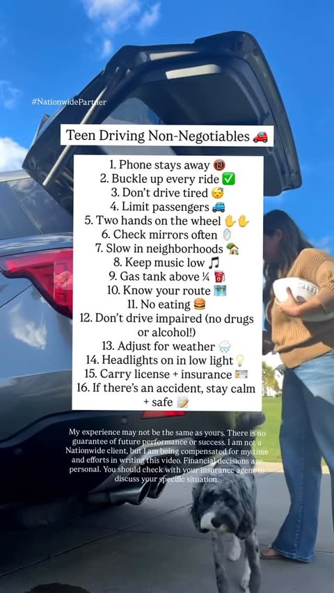 Instagram post by @lifesuccessforteens for Nationwide. Caption reads: #NationwidePartner There’s A LOT for your teen to....