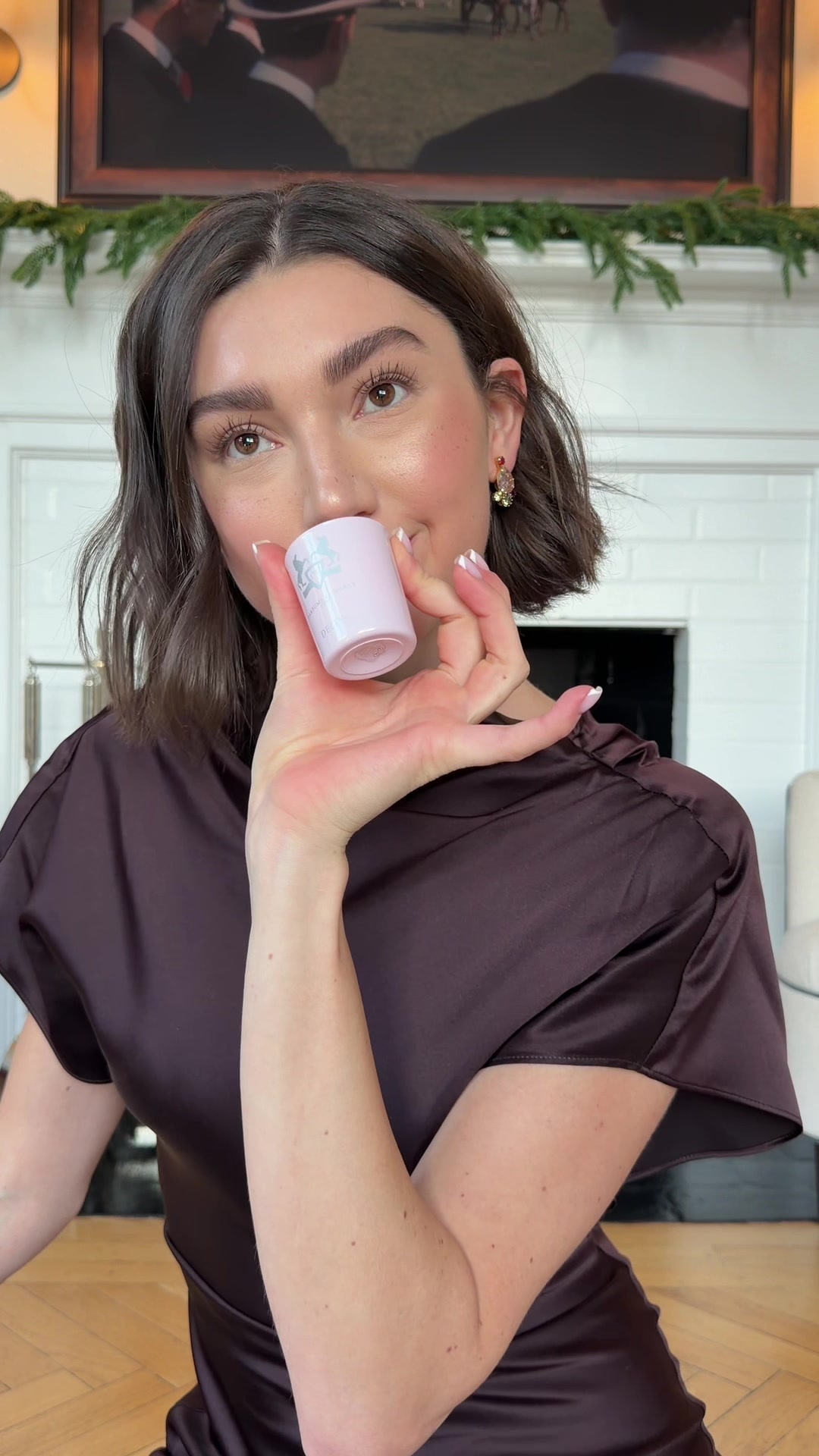 TikTok post by @katebartlett for PARFUMS de MARLY. Caption reads: unboxing the Parfums de Marly holiday countdown....