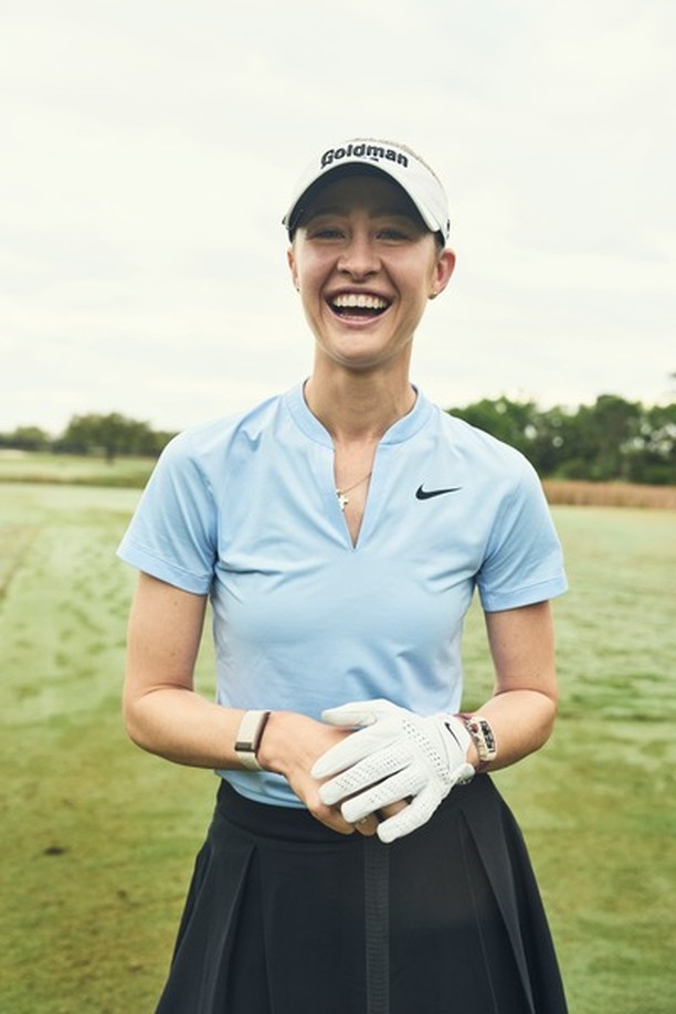 Instagram post by @nellykorda for WHOOP. Caption reads: Rested. Recovered. Ready for the next major stop....
