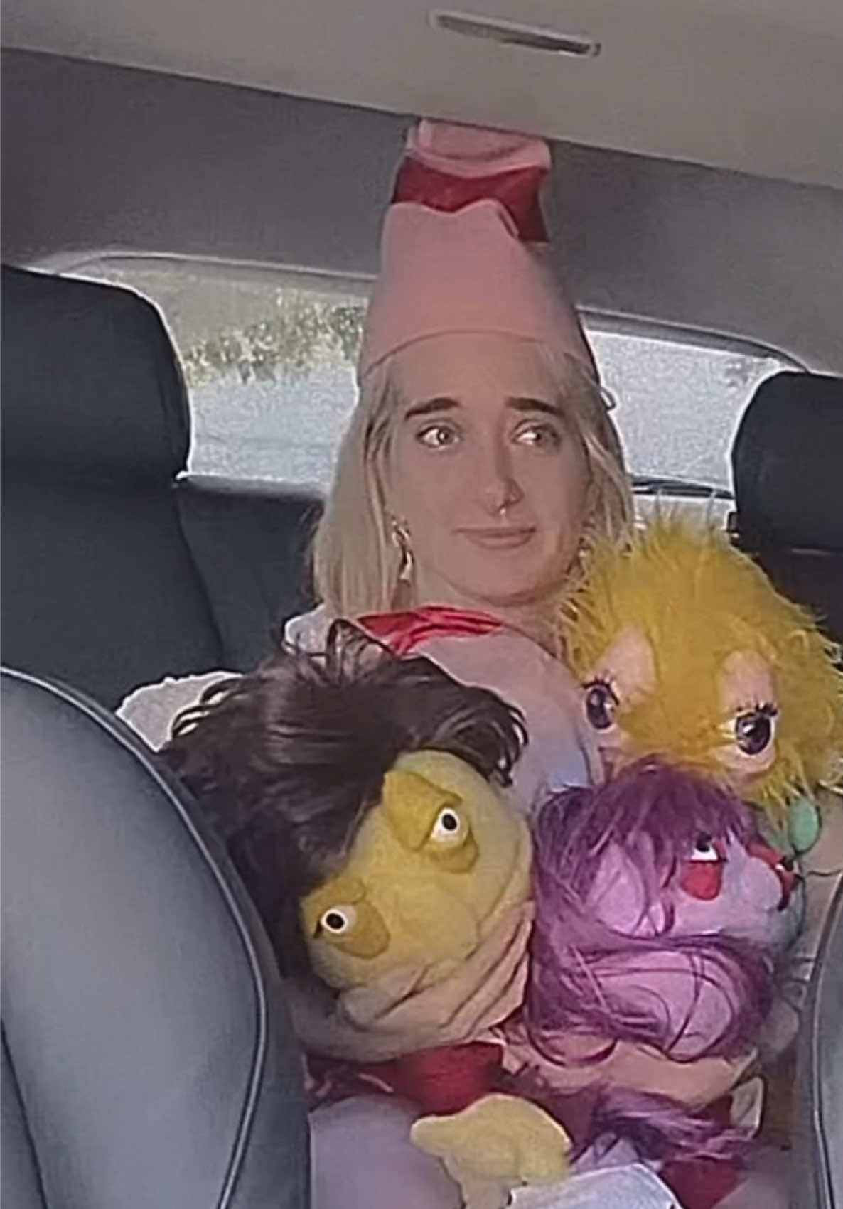 TikTok post by @sophietruax for Lyft. Caption reads: You can’t make Santa from scratch, so we had to....
