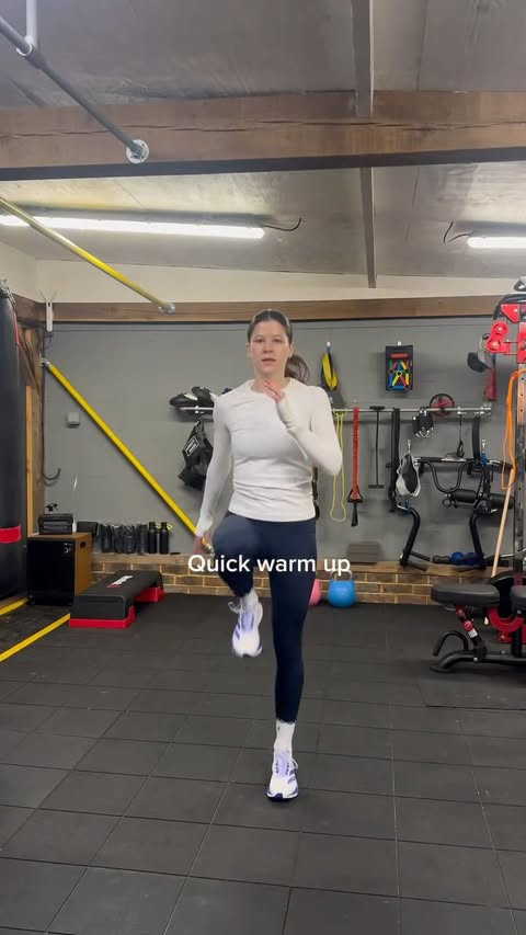 Instagram post by @galephysio for Sweaty Betty. Caption reads: Get ready with me for a run in Sweaty Betty....