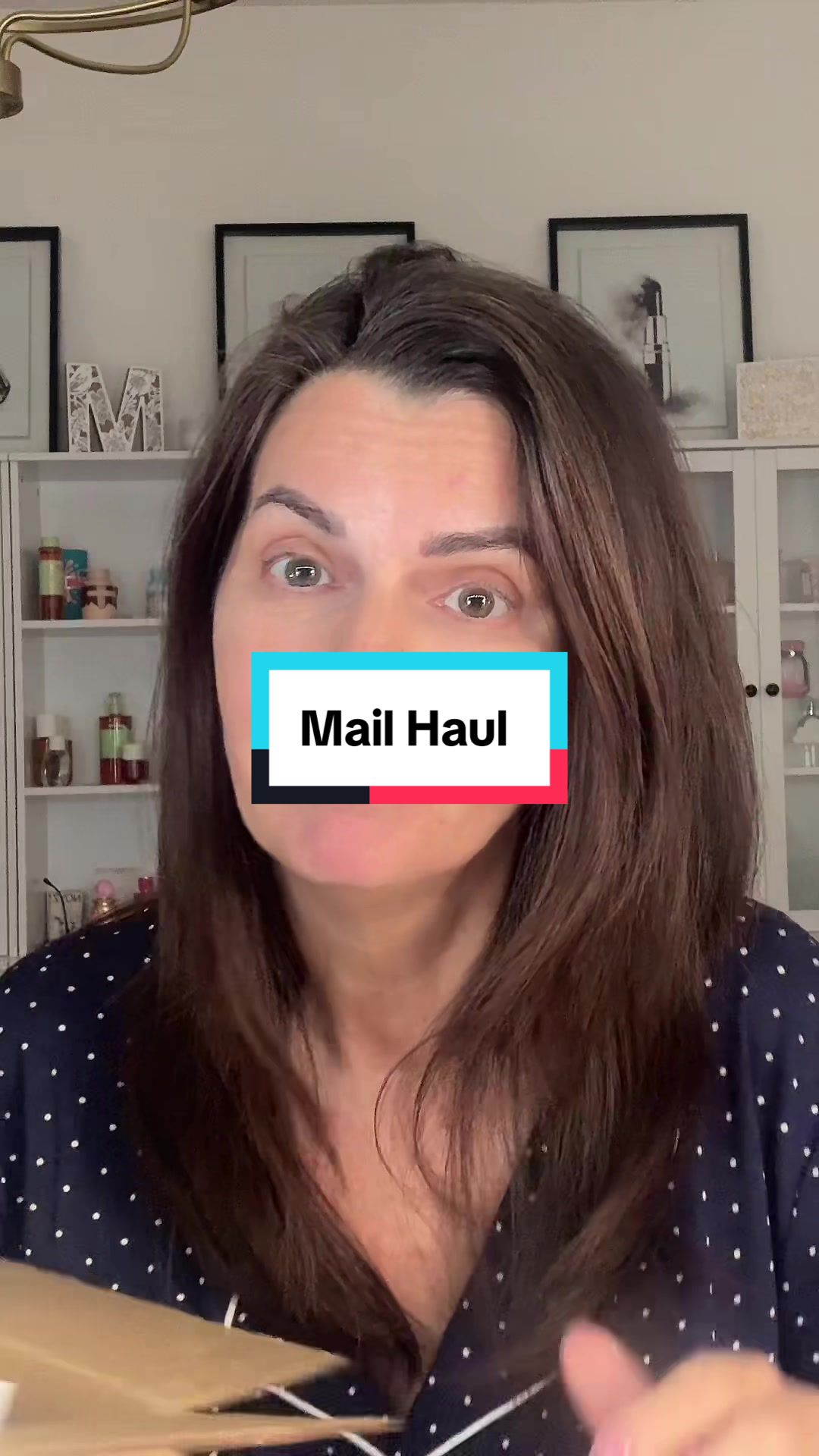 TikTok post by @mtagbeauty for d’Alba. Caption reads: TikTok shop mail haul #shopping #haul....
