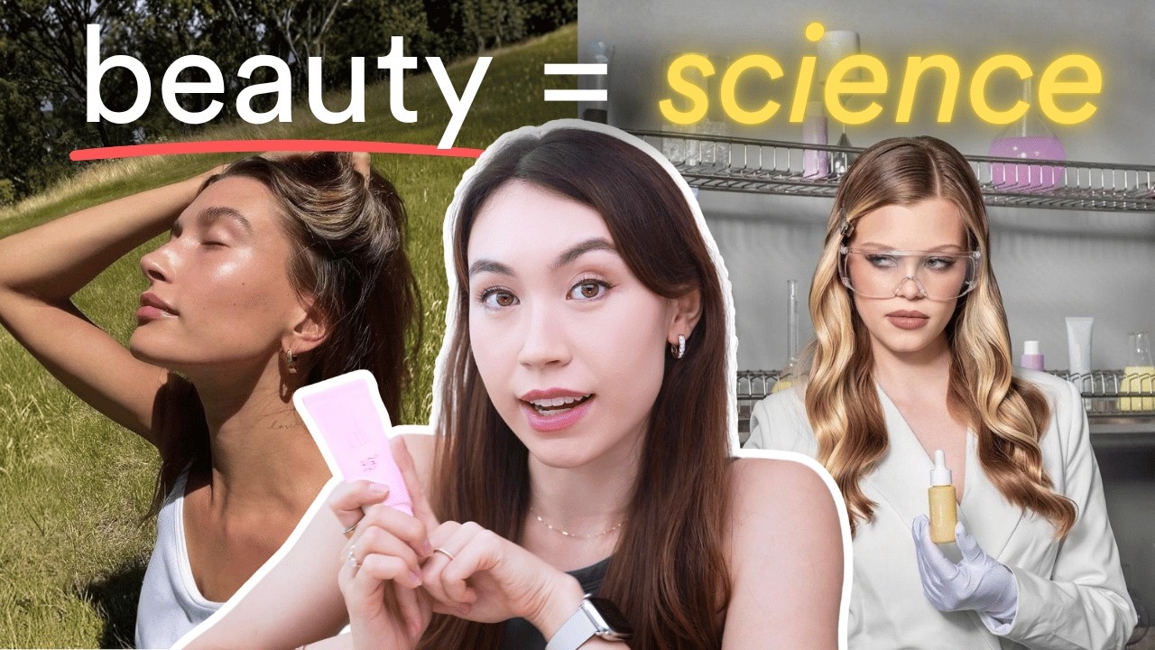 YouTube post by @IzzySealey for italki. Caption reads: My Evidence-Based Beauty Habits (as a doctor).