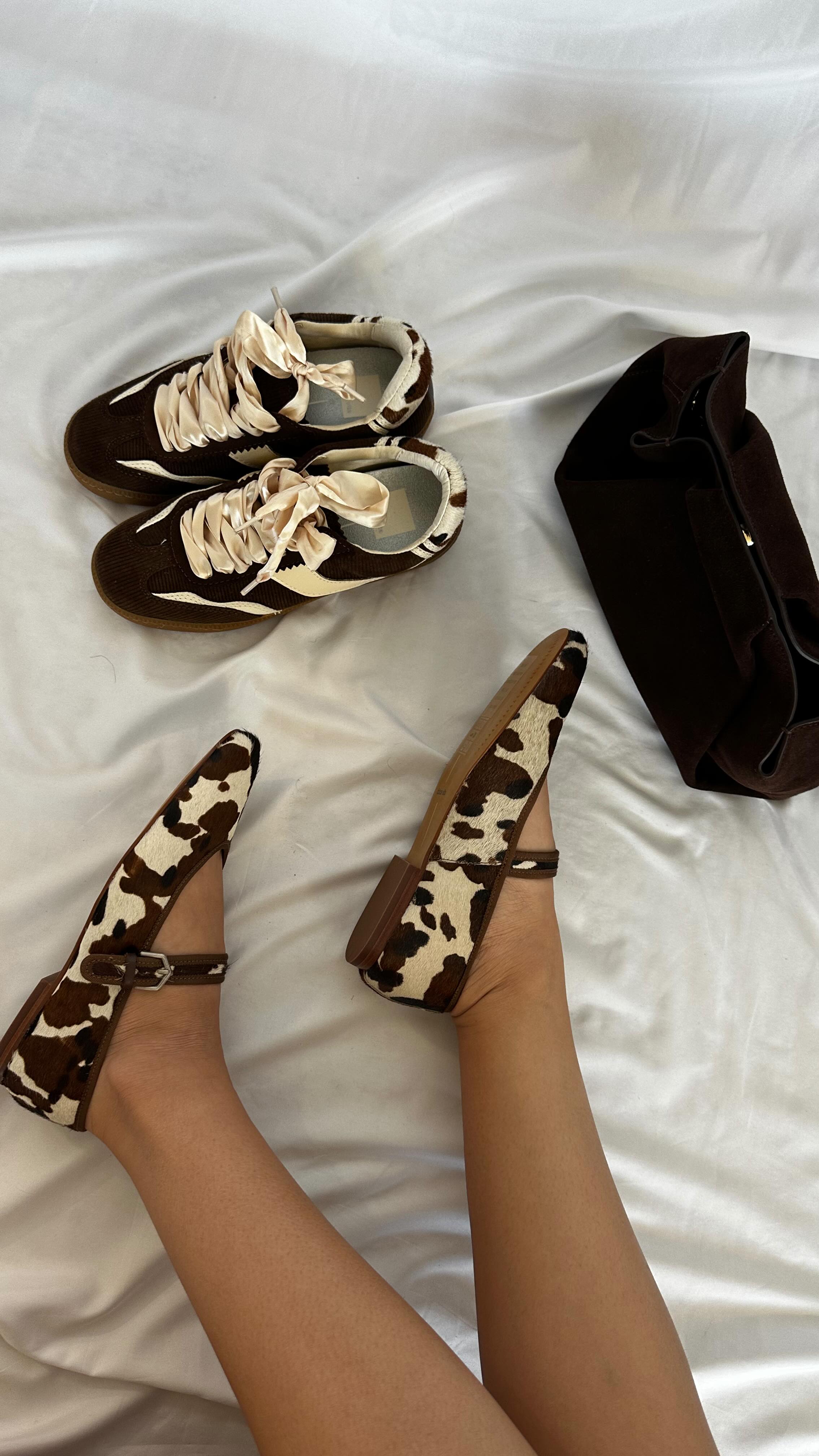 Instagram post by @aleksandrakarbonara for Dolce Vita. Caption reads: @dolcevita cowgirls season has now officially....