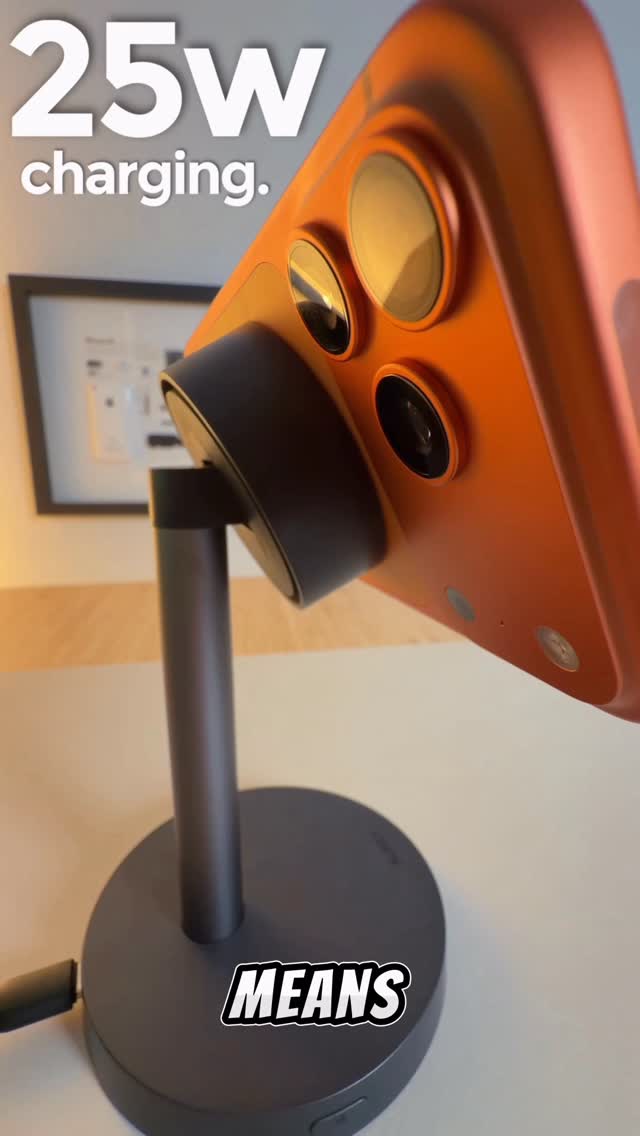 Instagram post by @andrewclaretech for Aukey. Caption reads: The $30 Charger That Has Everything I Need 🔥....