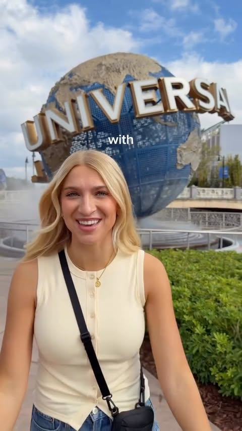 Instagram post by @sarah_sweeten_ for Universal Orlando Resort. Caption reads: Would you believe me if I said taping a picture on....