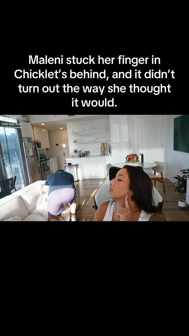 Instagram post by @chicklet.hf for BlueChew. Caption reads: She started me right up ! 
Get Your @bluechew for....