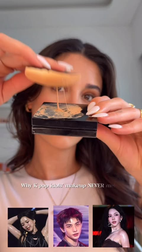 Instagram post by @alisasahinn for Mixsoon. Caption reads: [...] all day ✨ Mixing my foundation with the....