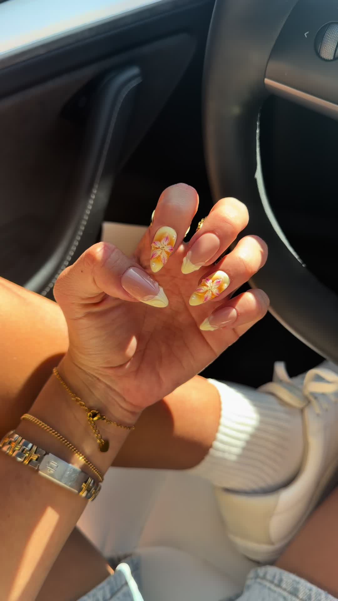 TikTok post by @parisfavssss for Ersa Nails. Caption reads: @Ersa Nails i missed having GORGEOUS nails… [...].