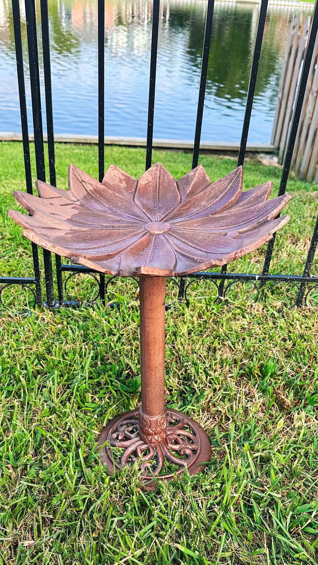 Instagram post by @ahalfbakedmom for apogeeagency. Caption reads: #Sponsored | Transforming our outdoor space with....