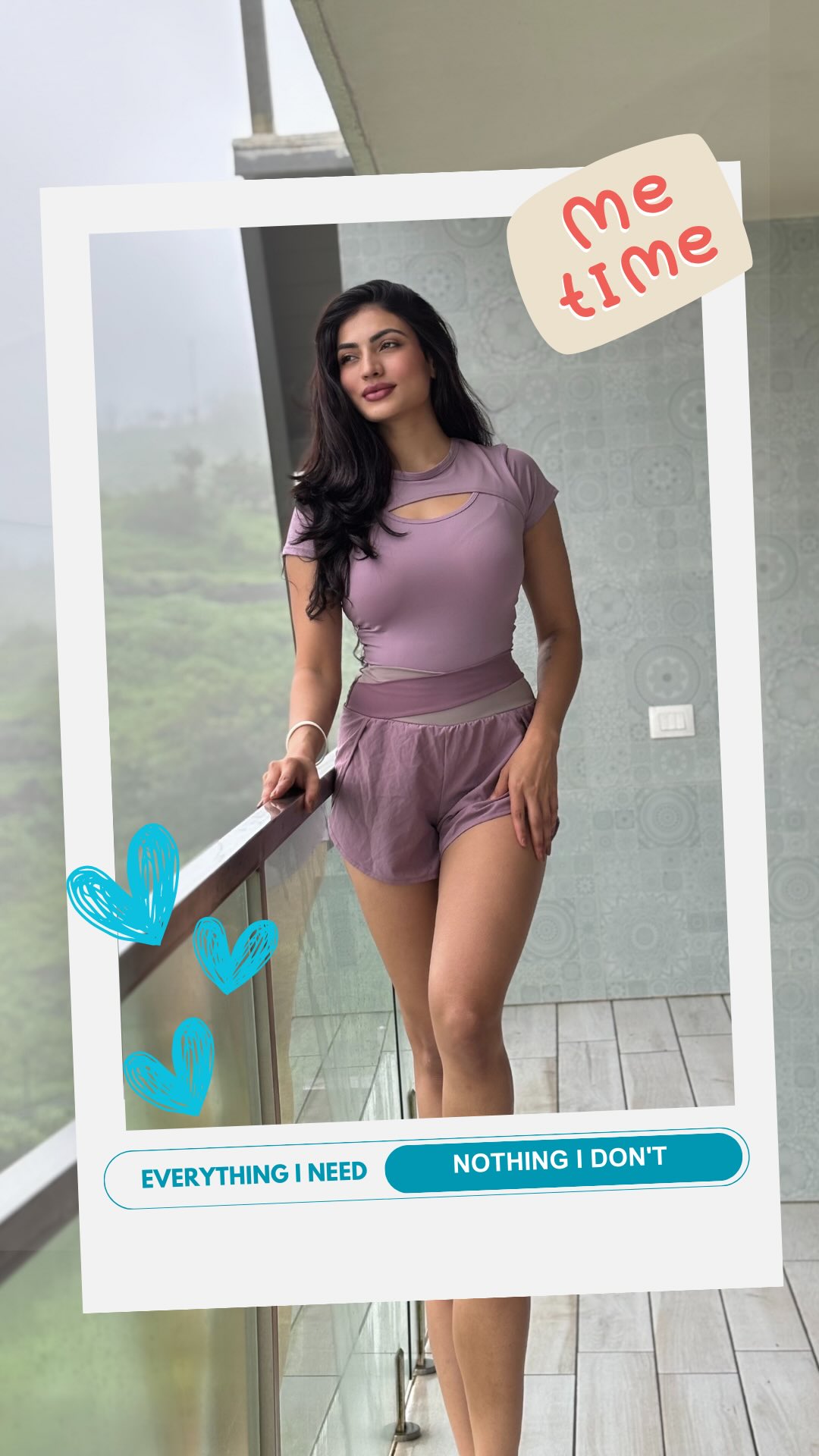 Instagram post by @urvishetty for Isopure. Caption reads: ☺️❤️ Me on my me time...Zero distractions. Zero....