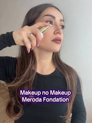 TikTok post by @salwajohn for Meroda Cosmetics. Caption reads: @Meroda Cosmetics.