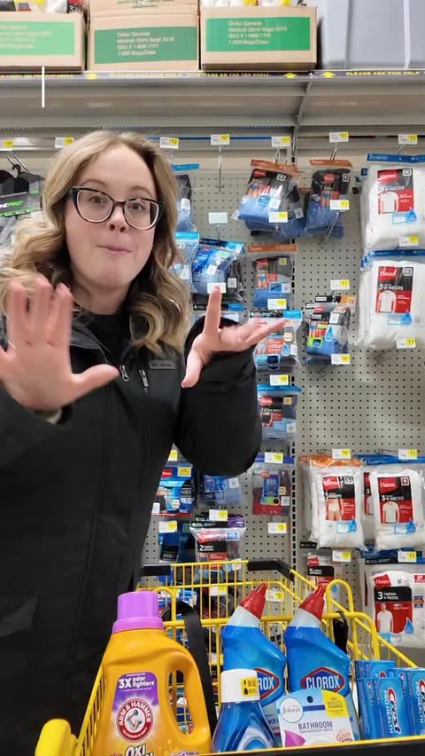 Instagram post by @savingwithhaley for Dollar General. Caption reads: Dollar General $5/$25 scenario for this week from....