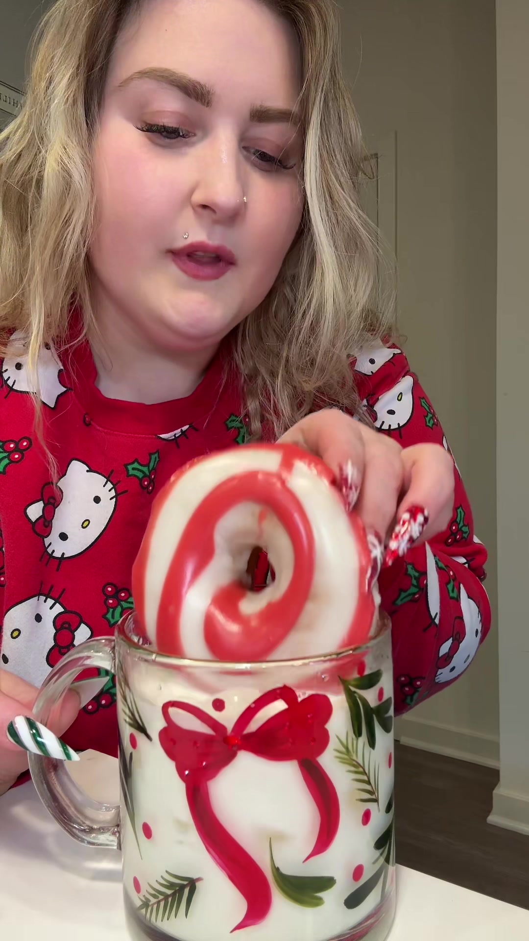 TikTok post by @brandileighsnacks for Oats Overnight. Caption reads: reeses for breakfast because @Oats Overnight makes....