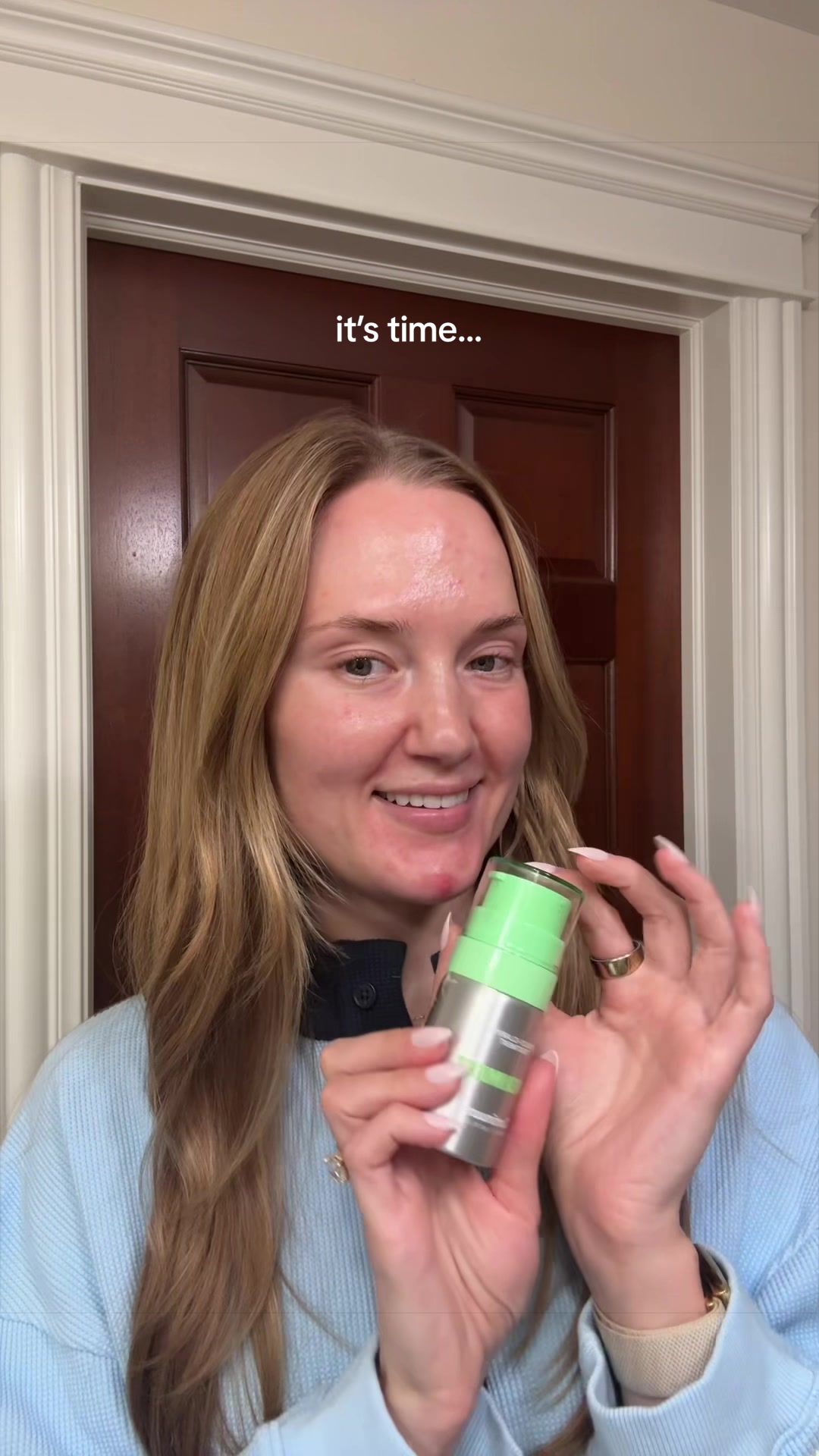 TikTok post by @noracummins_ for Experiment Beauty. Caption reads: Let’s do this thang!!! @Experiment Beauty @sephora....