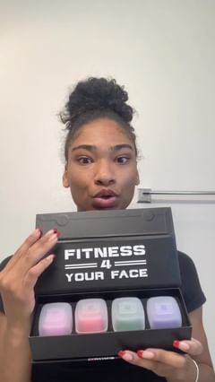 Instagram post by @alexarossum for Jawzrsize. Caption reads: [...] use this facial FITNESS product from....