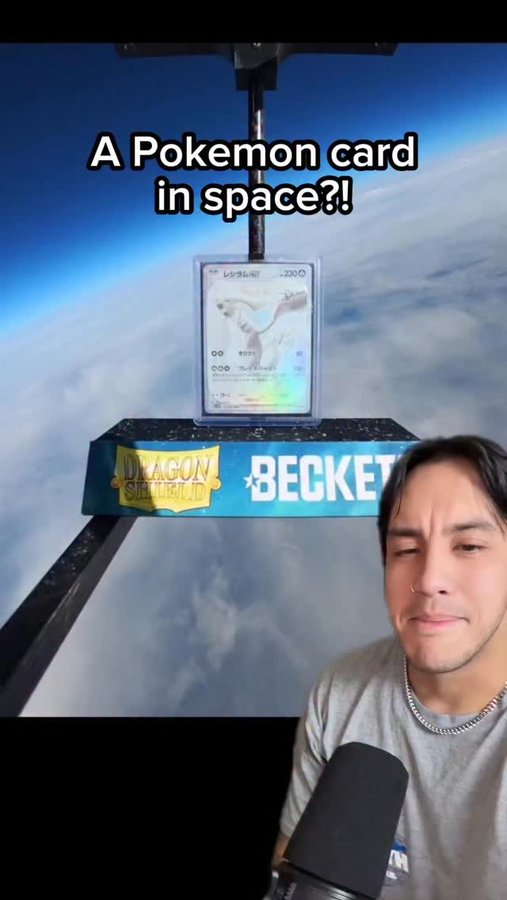 Instagram post by @heritageauctions for Dragon Shield. Caption reads: Beckett x Dragon Shield x Sent Into Space sent a....