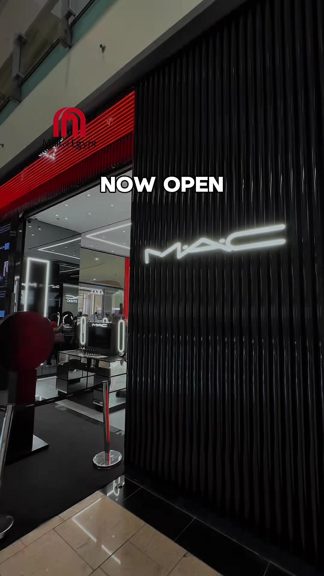 TikTok post by @mallofegypt for Majid Al Futtaim. Caption reads: Meet your new beauty obsession 💄 Shop your....