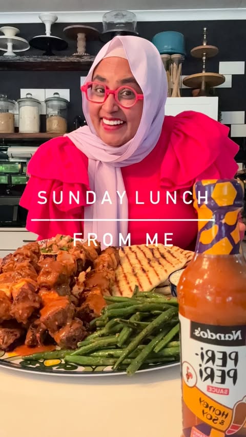 Instagram post by @fehmz for Nando's UK & Ireland. Caption reads: Someone in the comments said they wanted the full....