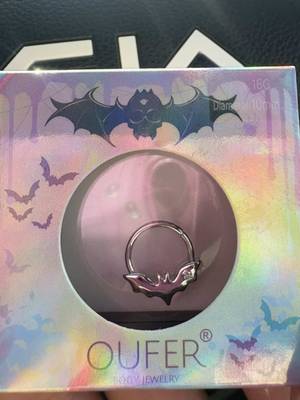 TikTok post by @planetsappy for Oufer Body Jewelry Official. Caption reads: I genuinely love this jewellery brand so much,....