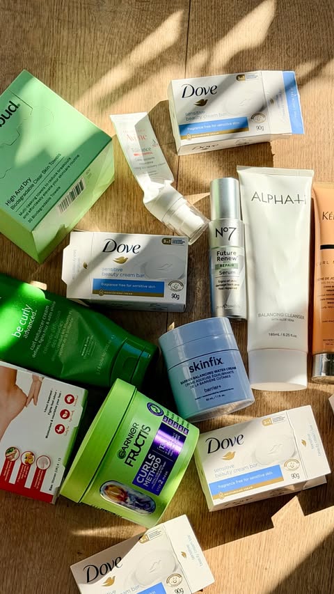 Instagram post by @maddysbeautytalk for Hey Bud Skincare. Caption reads: [...] but here is my July empties 😅💖 💖....
