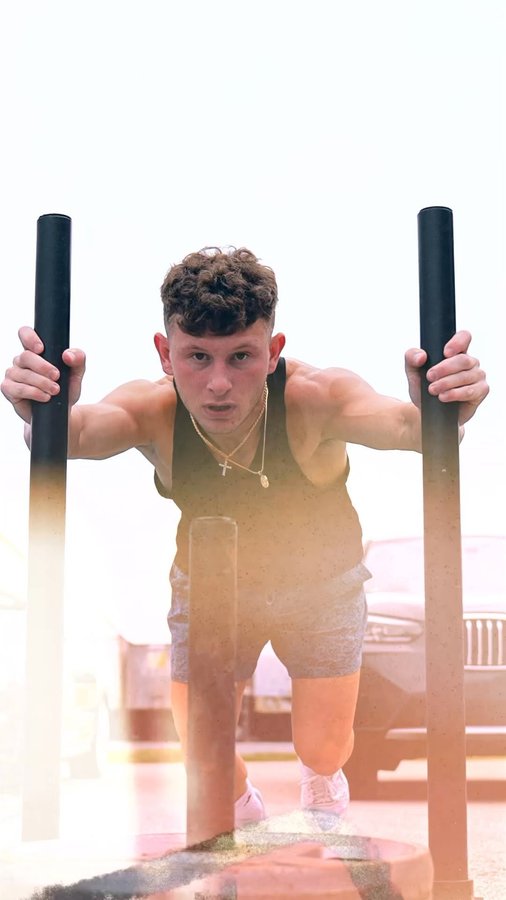 Instagram post by @lukecitarelliofficial for Ice Shaker. Caption reads: Grind don’t stop even for some 🦃🏆🏆 #pickleball....