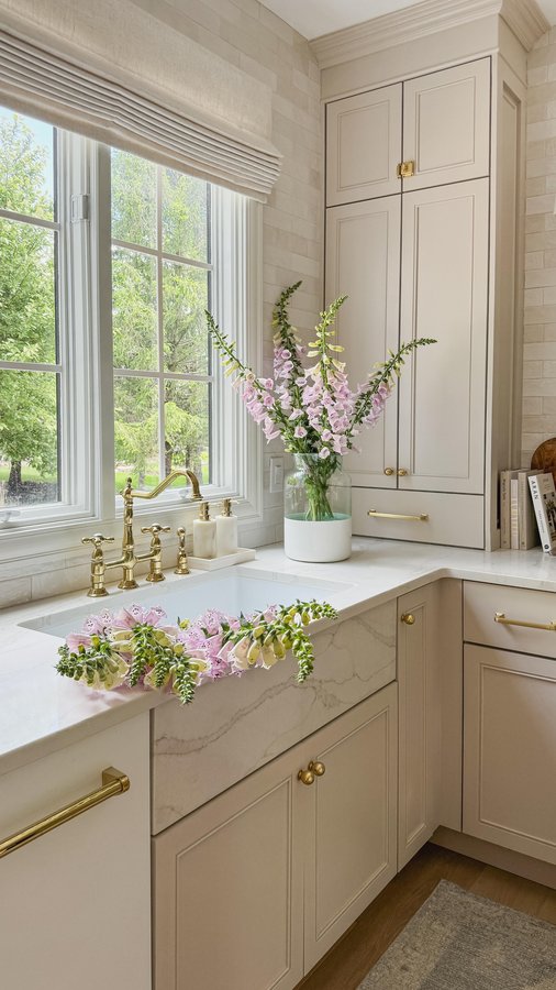 Instagram post by @blushingboho for The Container Store. Caption reads: [...] Organizer collection from @thecontainerstore....