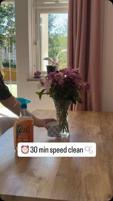 Instagram post by @lifewiththebusbys for Joy of Clean. Caption reads: [...] A tidy home means a tidy mind! @joyofclean....