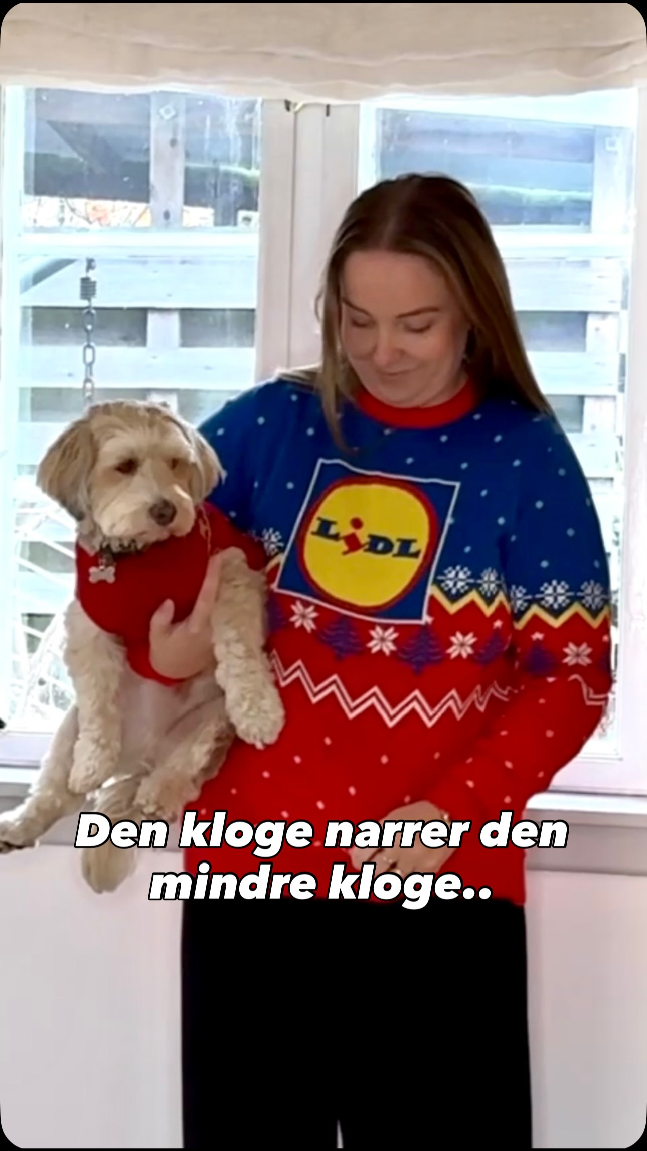 Instagram post by @ninaclaires for Lidl Danmark. Caption reads: Annonce @lidldanmark 
Alle kneb gælder, når det....