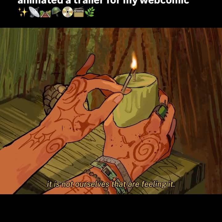 Instagram post by @beabubb for WEBTOON. Caption reads: ITS OUT RN!!! link in my bio to read the first 4....