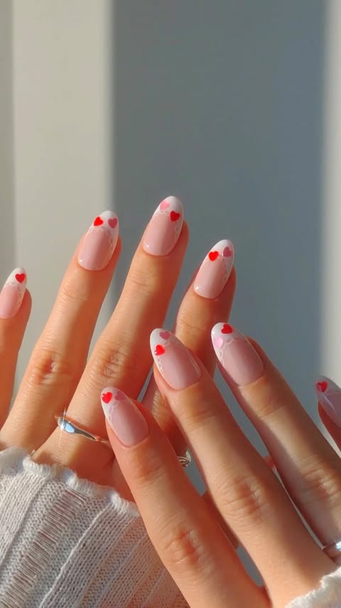 Instagram post by @basecoatstories for NEONAIL Poland. Caption reads: ad // ready for valentines with....