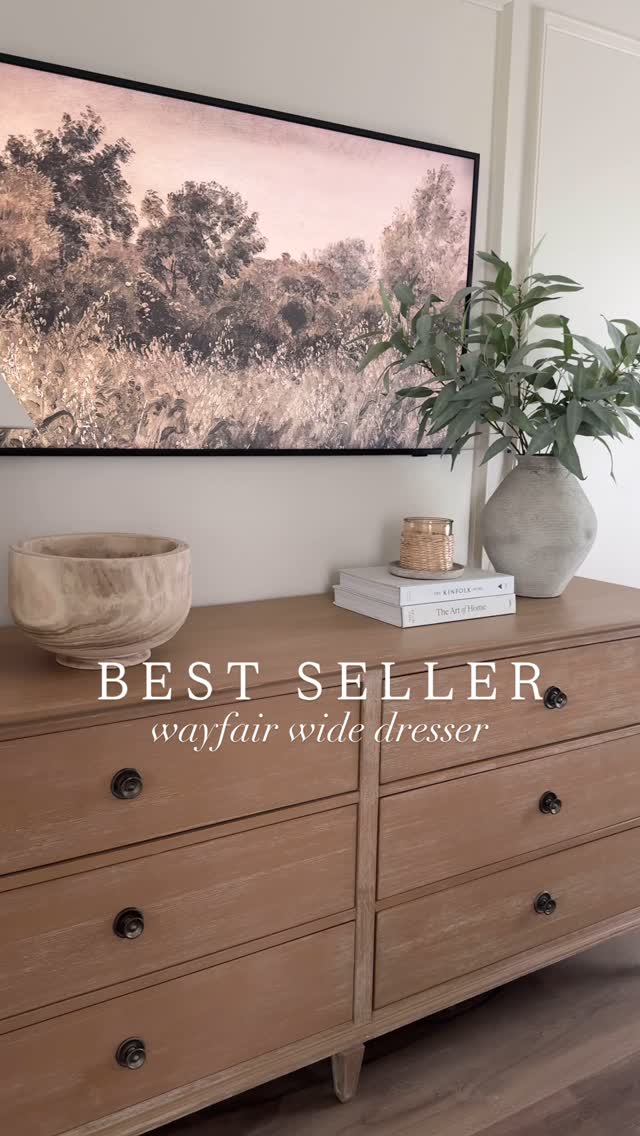 Instagram post by @takemehomecedarroad for Wayfair. Caption reads: The first place I look for bedroom furniture is....