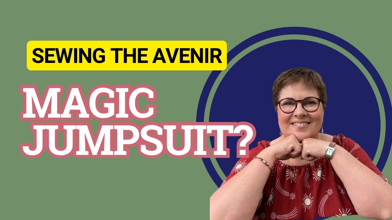 YouTube post by @ChristineSewsALot for Friday Pattern Company. Caption reads: I Sewed a Jumpsuit to Prove a Point!.