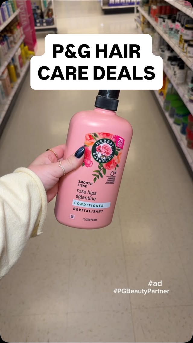 Instagram post by @savingwithshayna for Mielle Organics. Caption reads: [...] @pantene @herbalessences @mielleorganics....