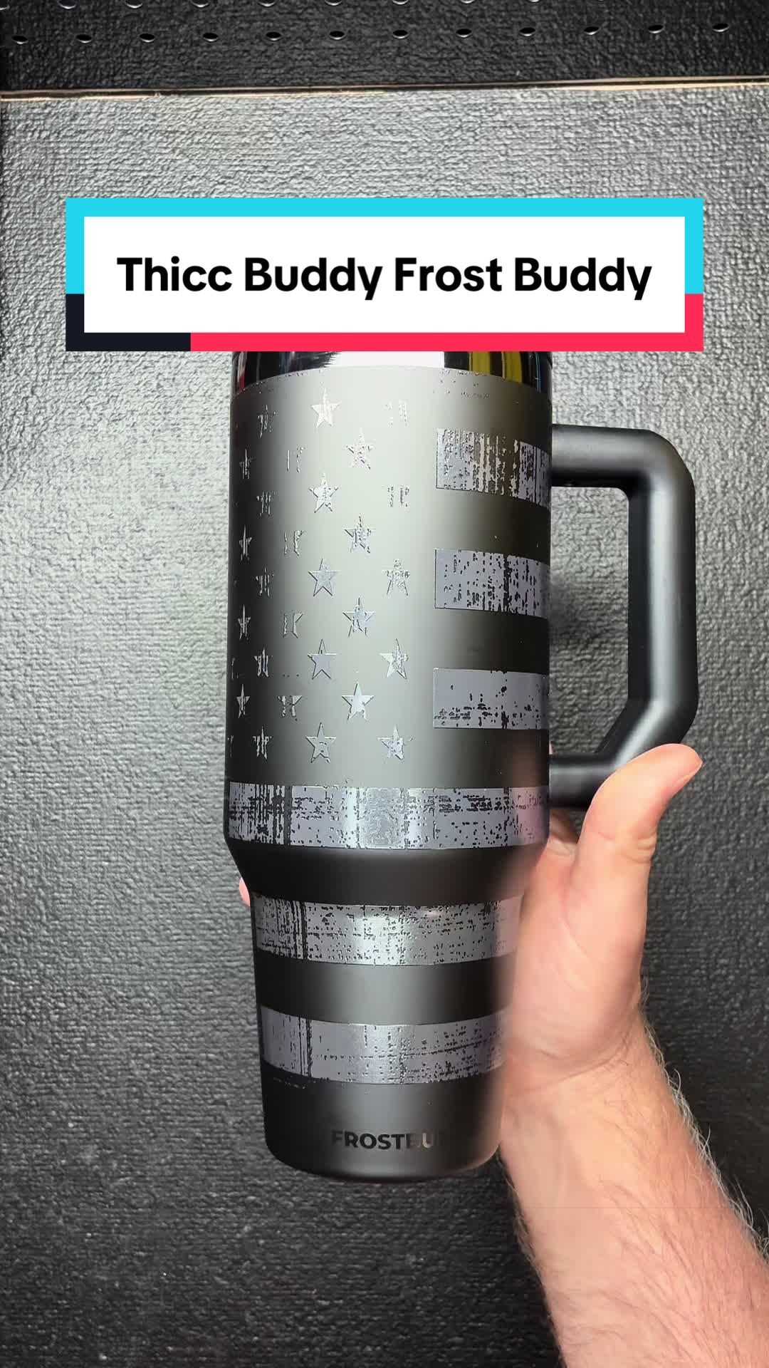 TikTok post by @knifelifeedc for Frost Buddy. Caption reads: Thicc Buddy Frost Buddy! #fyp #tiktok #viral....