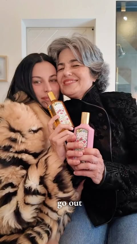 Instagram post by @victoriavillarroel for Macy's. Caption reads: [...] Gardenia Eau de Parfum @guccibeauty @macys....