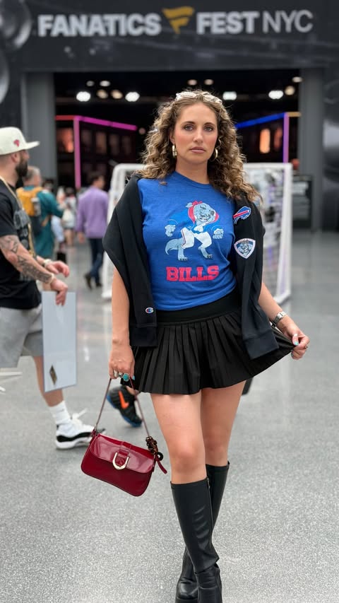 Instagram post by @madelinehall.nyc for Champion. Caption reads: [...] Beast and honestly, correct pick. @champion....