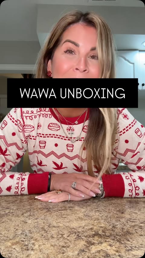 Instagram post by @phillyfoodgirl for Wawa. Caption reads: The most generous unboxing from @wawa . Making all....