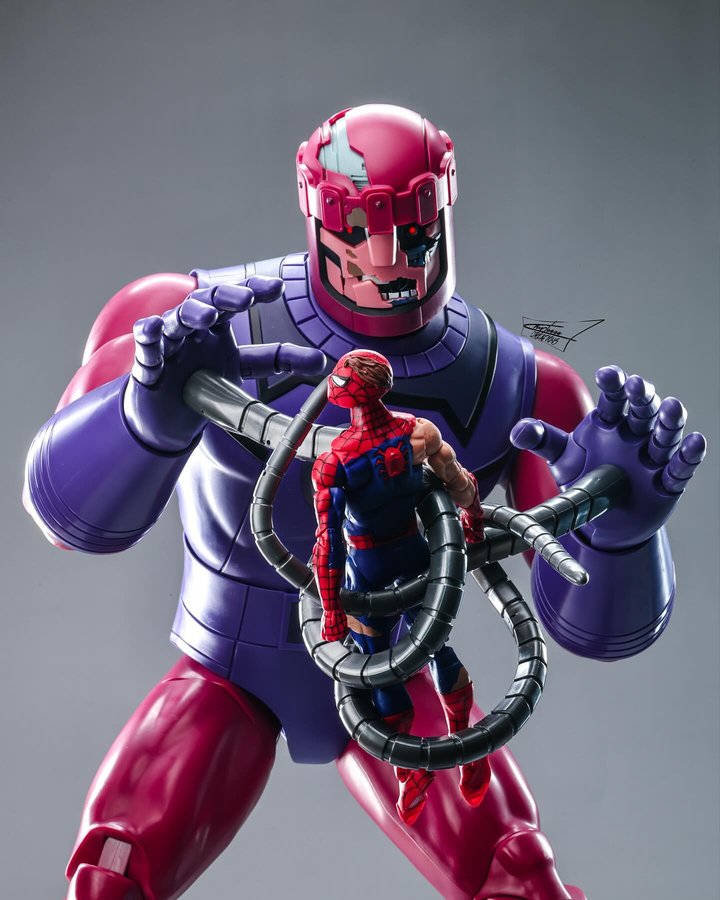 Instagram post by @mrleeee for Hasbro Pulse. Caption reads: “Xmen 97 Sentinel marvel legends “
“Haslab....