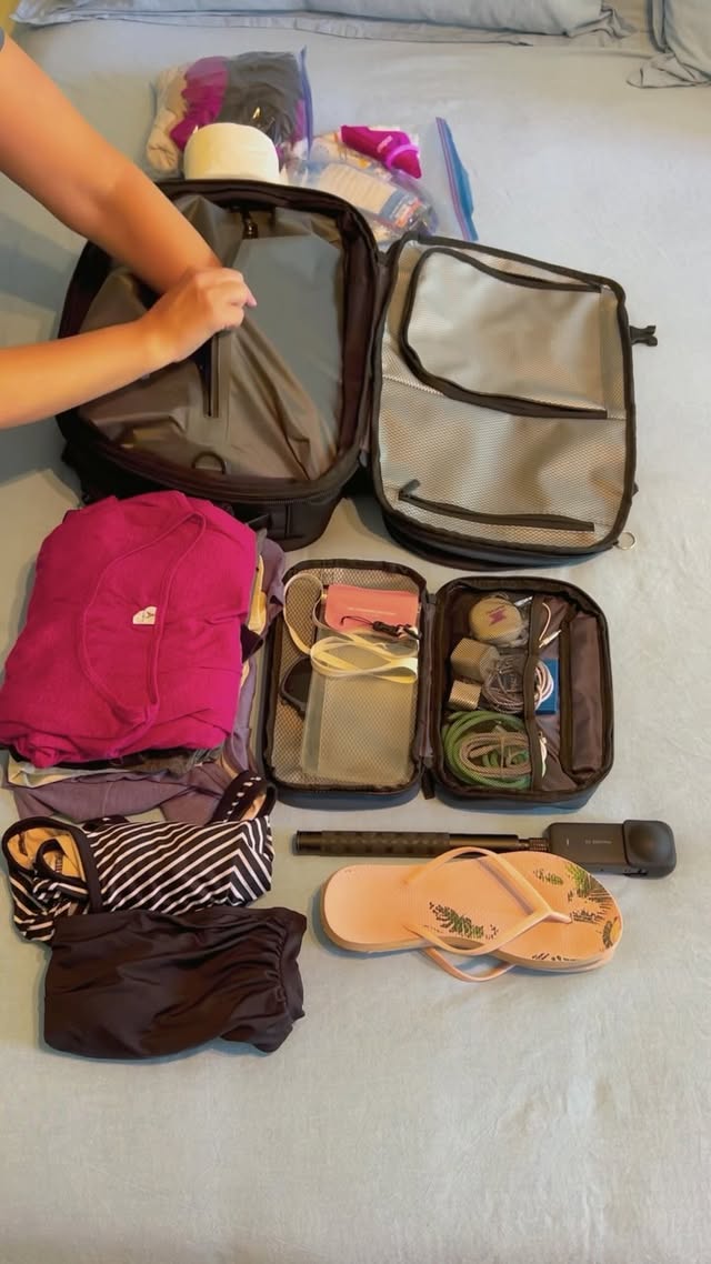 Instagram post by @bucketlistpublications for Airback. Caption reads: [...] I need for the entire trip in my....