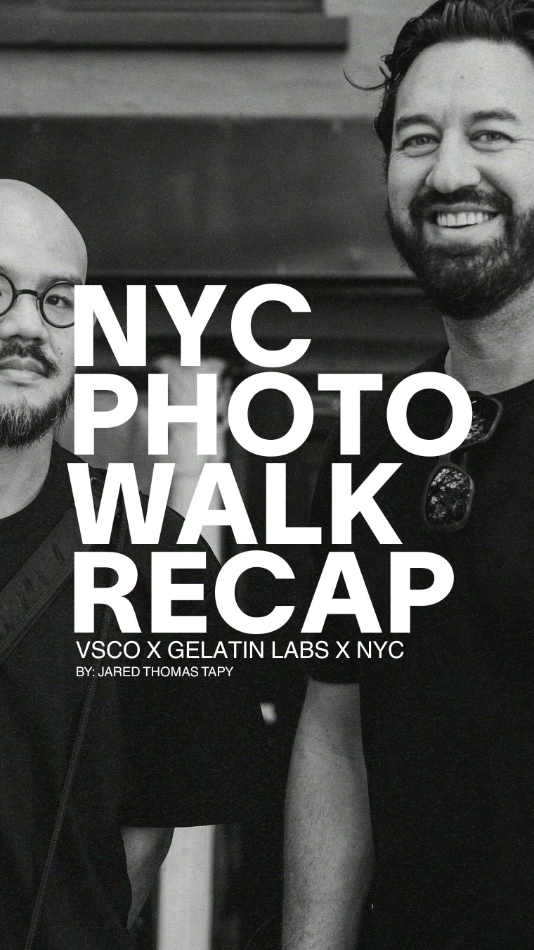 Instagram post by @jaredtapy for Vsco. Caption reads: [...] in the Lower East Side. 📌 Sponsored by VSCO....