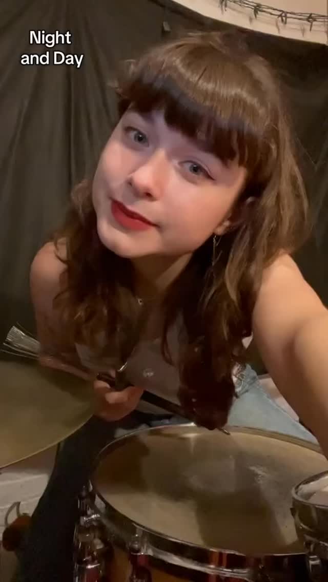 Instagram post by @rubylaks for Vic Firth. Caption reads: Love this verse! Arrangement inspired by Ella....