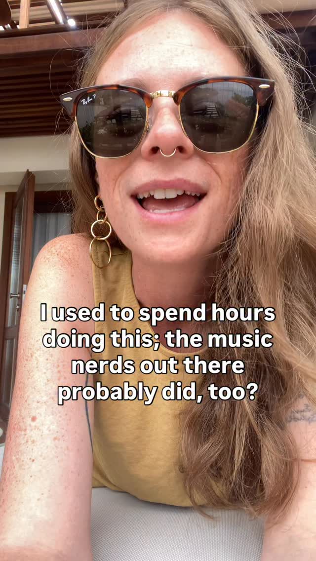 Instagram post by @tinaedwardsdj for Bandcamp. Caption reads: Like a book club for music nerds 🤓....