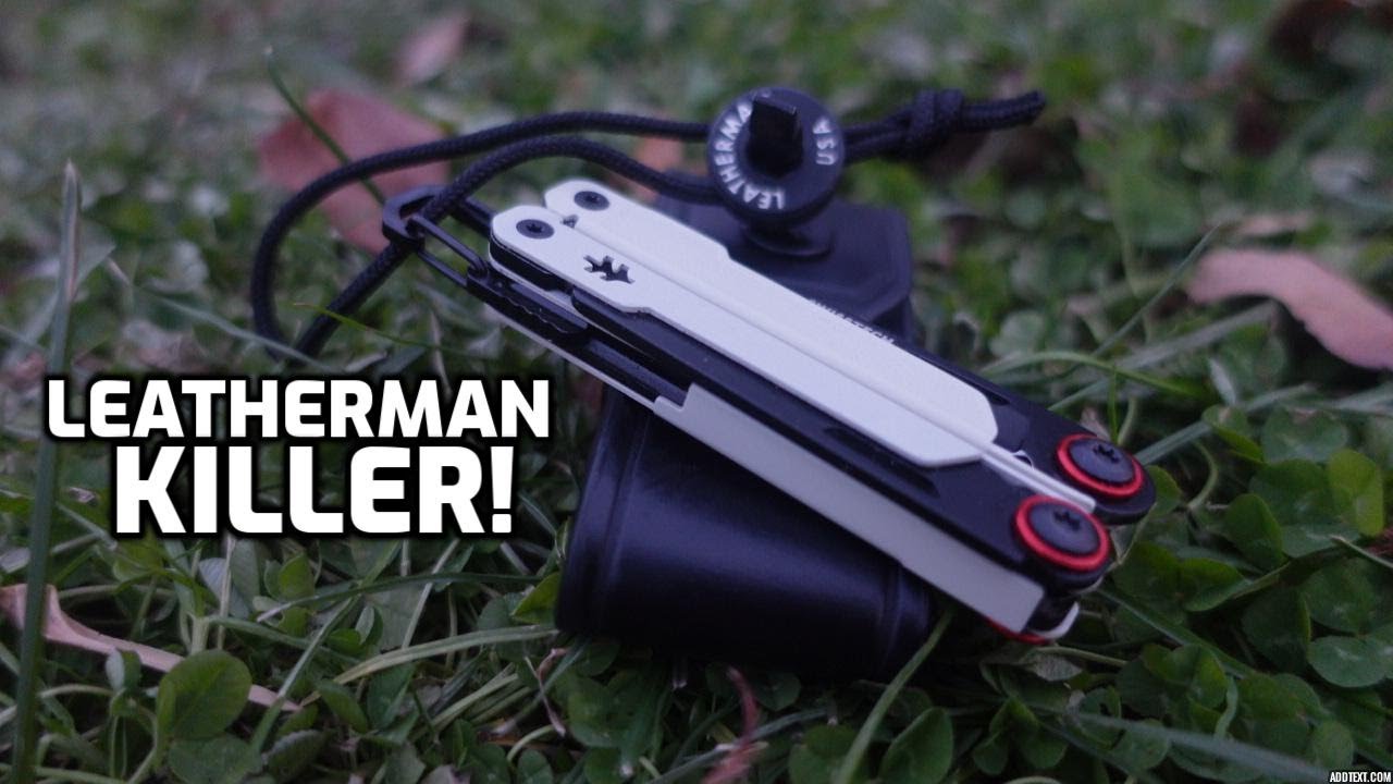 YouTube post by @hvacbudget8600 for Leatherman. Caption reads: New Swisstech Uberall Shears!.