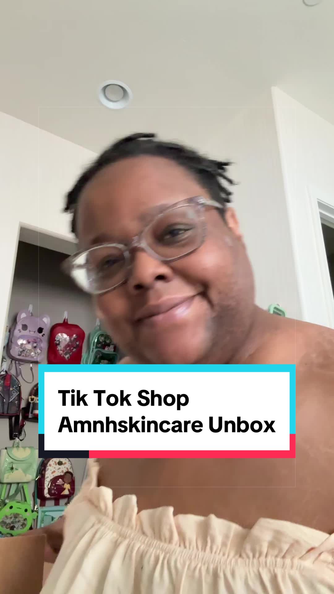 TikTok post by @midnightpursona for Aminnah. Caption reads: @AMINNAH SKINCARE is a wonderful brand! I’ve been....