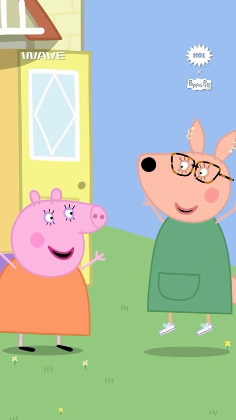 Instagram post by @nglwithkylie for Peppa Pig. Caption reads: [...] and Mummy Pig 😍 @officialpeppa....