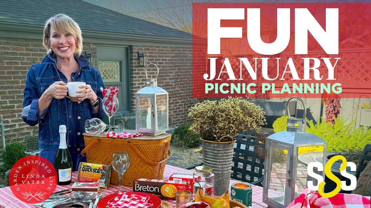 YouTube post by @LindaVater for Manukora. Caption reads: Picnic Planning - Fun January 🧺🌿.